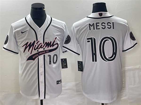 Men's Inter Miami CF #10 Lionel Messi White Cool Base Stitched Jersey,We sell and wholesale Men's Inter Miami CF #10 Lionel Messi White Cool Base Stitched Jersey on line form chian!